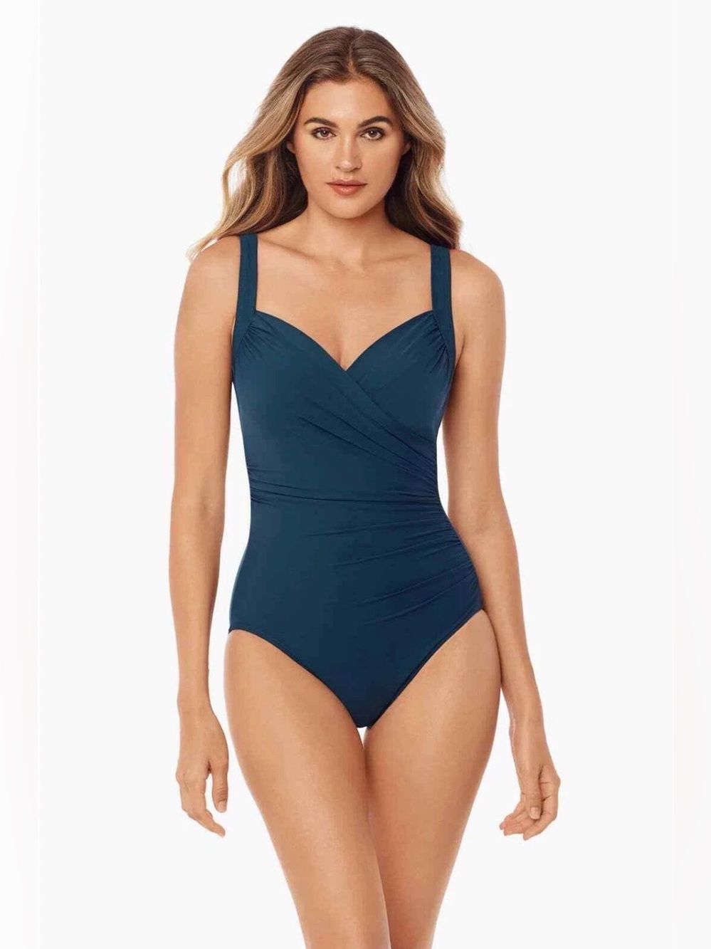 Miraclesuit Sanibel Underwire One-Piece Swimsuit size 18 excellent condition